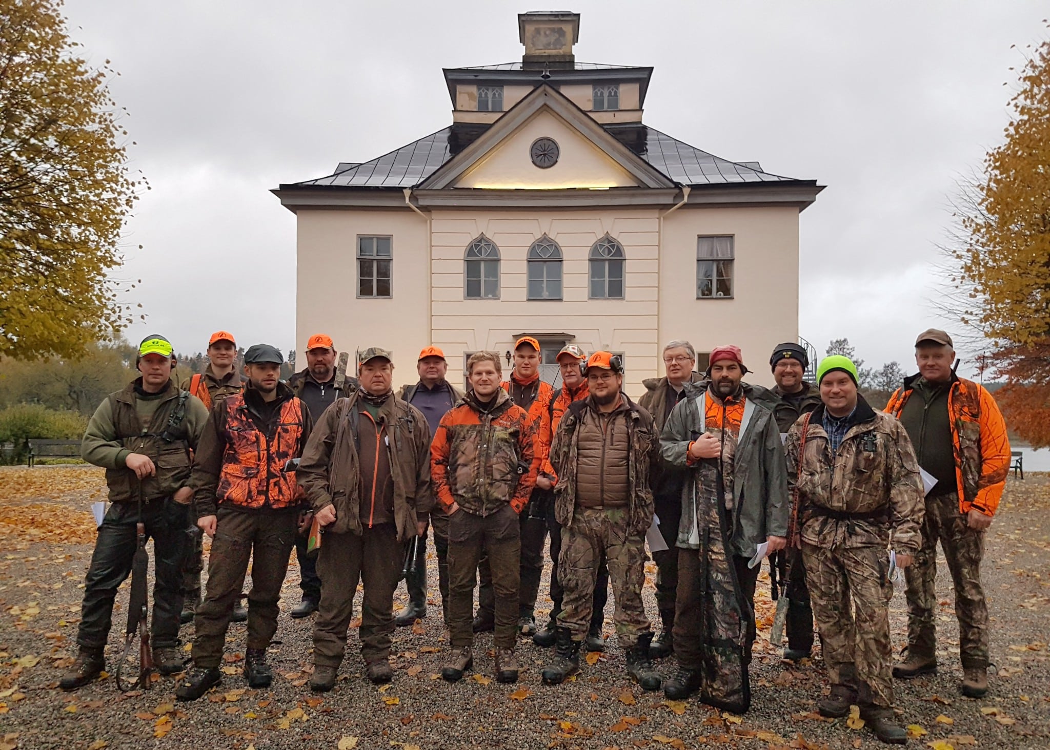 15 ungdomsledare fick möjligheten att vara med i jakt på Öster Malma. Foto Magnus Rydholm