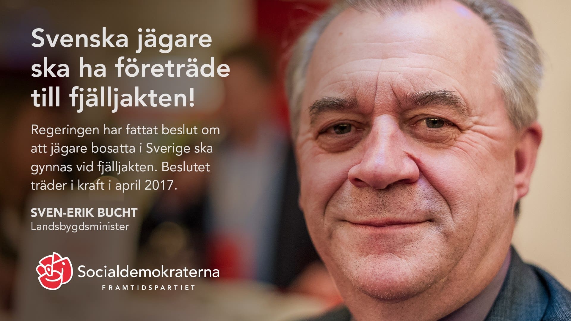 Den här bilden lade Sven-Erik Bucht upp på sin Facebooksida den 29 september i år. Nu är det oklart om de nya ripjaktsreglerna kommer att leda till någon praktiskt förändring i höst.