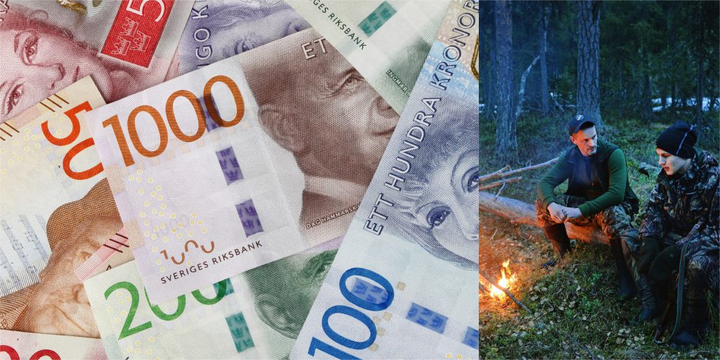 Viltvården avser samtliga arter av däggdjur och fåglar, men viltvårdsavgift betalas bara av den som jagar. Foto: Mostphotos samt Lars-Henrik Andersson