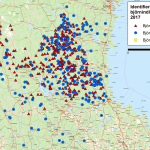 Här hittades björnarna vid höstens spillningsinventering. Källa: SLU