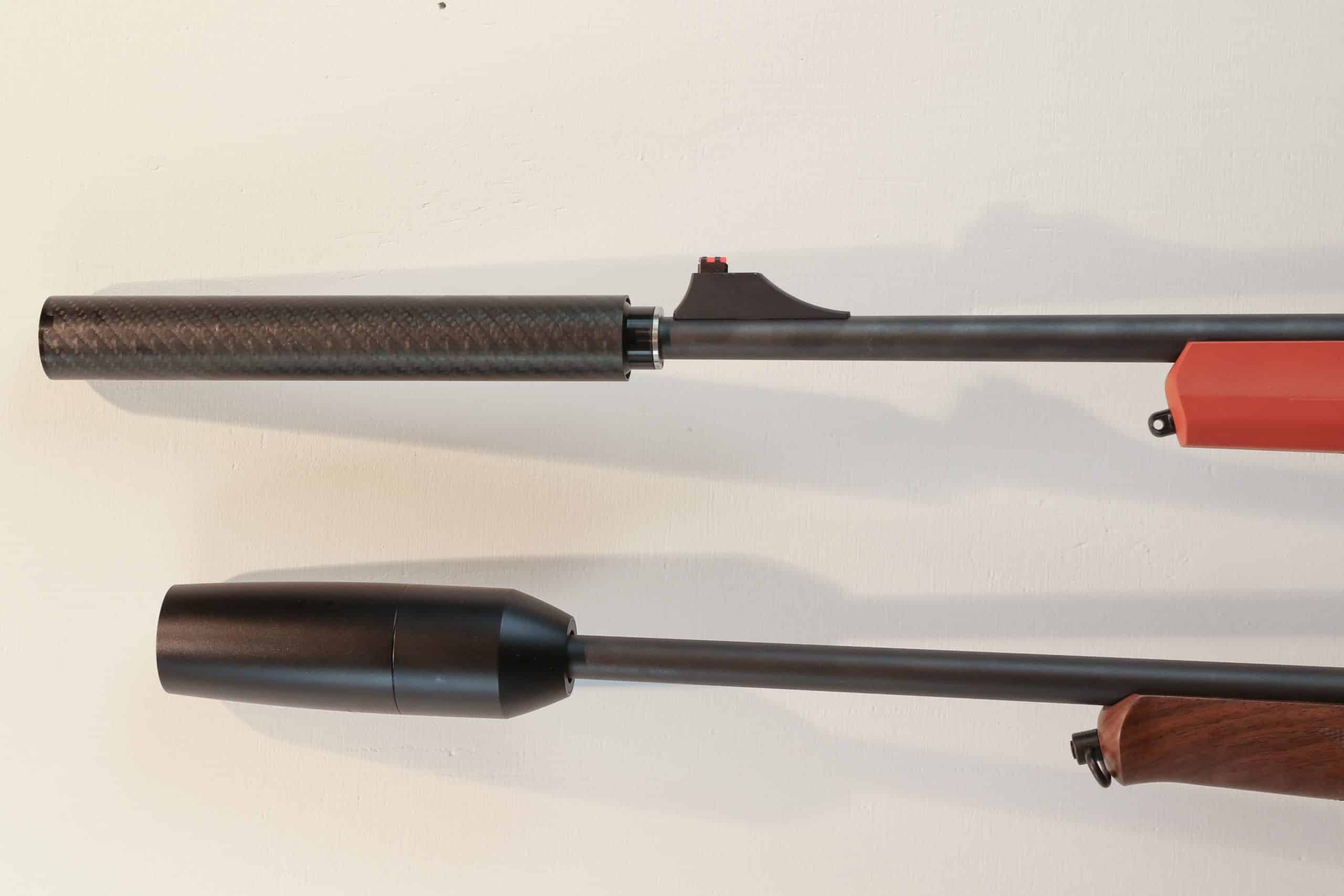 Kortas pipan förhöjs normalt antalet decibel som skytten utsätts för. Foto: Filip Örnerkrans
