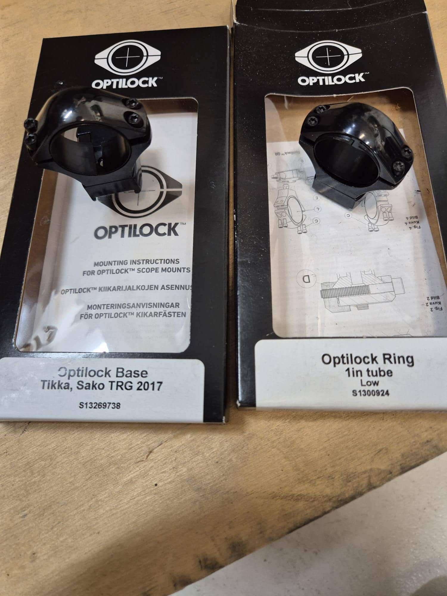 Sako Optilock Base och 1\