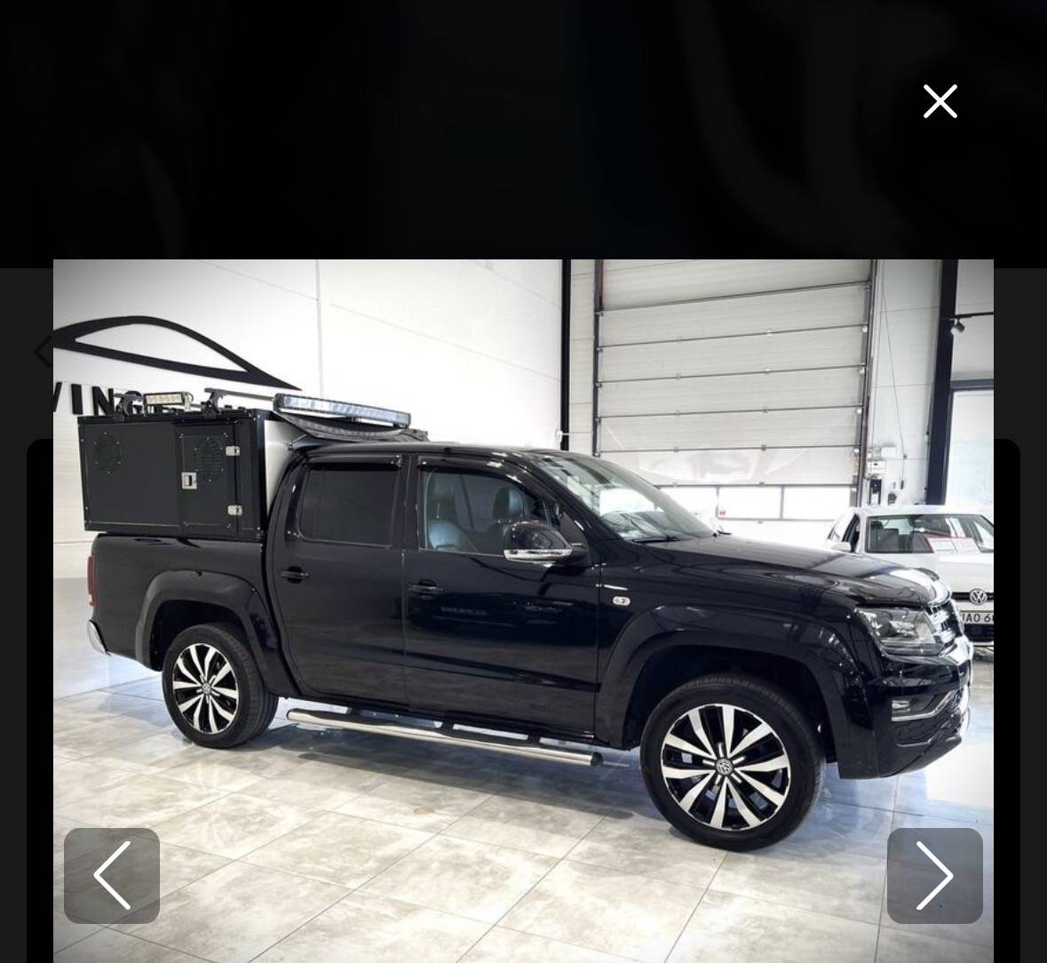 VW Amarok aventura jaktbil hundkåpa