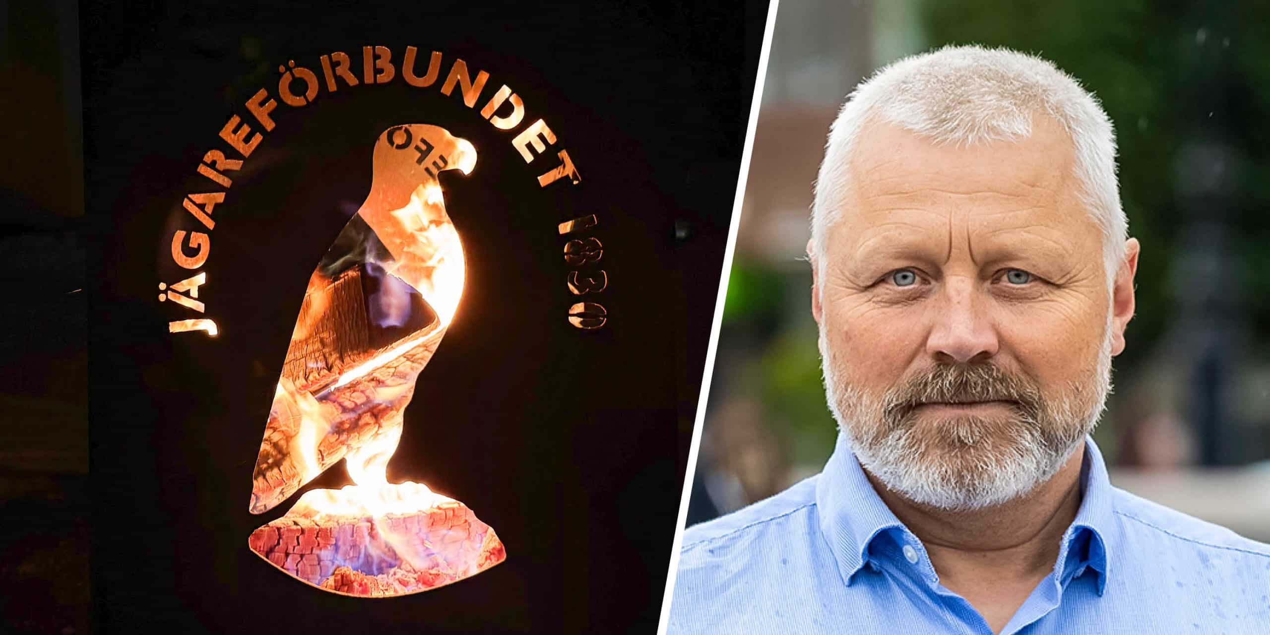 Jägareförbundets ordförande Mikael Samuelsson är kritisk till domen mot jägaren i Halland. Foto: Per Jonson