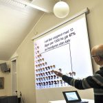 Gunnar Glöersen talade om älgförvaltning i vargområden.