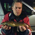 Anders Sonesson med sin rekordstora tånglake.