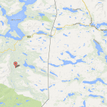Två älgar hoppade imorse från en bro i Norge, inte långt från Tärnaby.