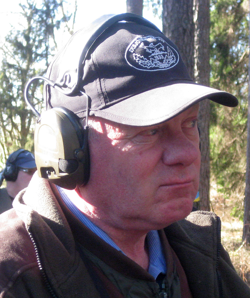 Boo Dahlberg, duktig skytt från Eksjö, vann klassen Äldre oldboys. Förra året vann han klassen Yngre oldboys. Foto: Göran Nilsson