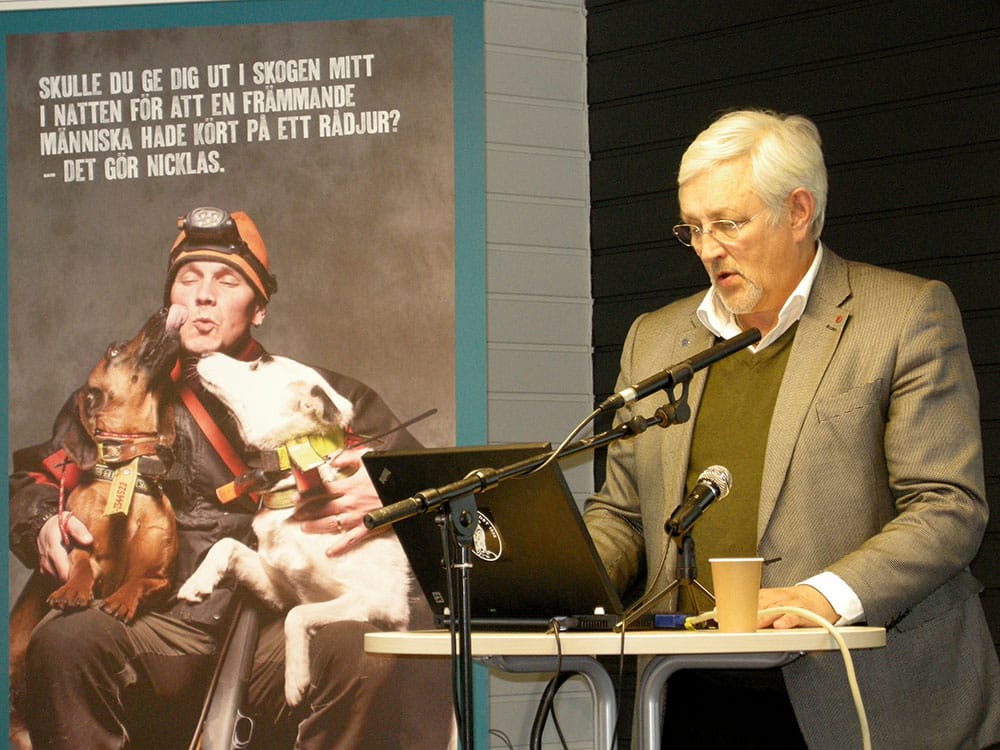 Jägareförbundet Västerbottens ordförande KG Abramsson. Foto: Anja Kjellsson