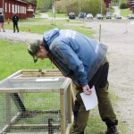 – Fällorna var svårast, vi är inte så vana vid det hemifrån, säger Gustaf Eriksson från Älvdalens Utbildningscentrum. Foto: Nathalie Erlandsson