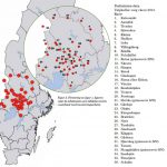 Preliminär rapport om vargföryngringar förra året. Källa: Viltskadecenter
