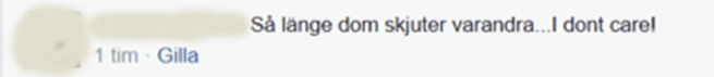 Så här skrev en statligt anställd länsstyrelsetjänsteman på Facebook efter att en jägare sköts till döds i samband med älgjakt.