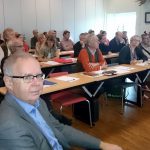 Kjell Danell, närmast kameran, var en av deltagarna på Öster Malma. Foto: Magnus Rydholm