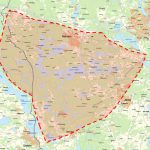 Sjundareviret är ett av landets minsta vargrevir. Karta: Länsstyrelsen i Stockholms län