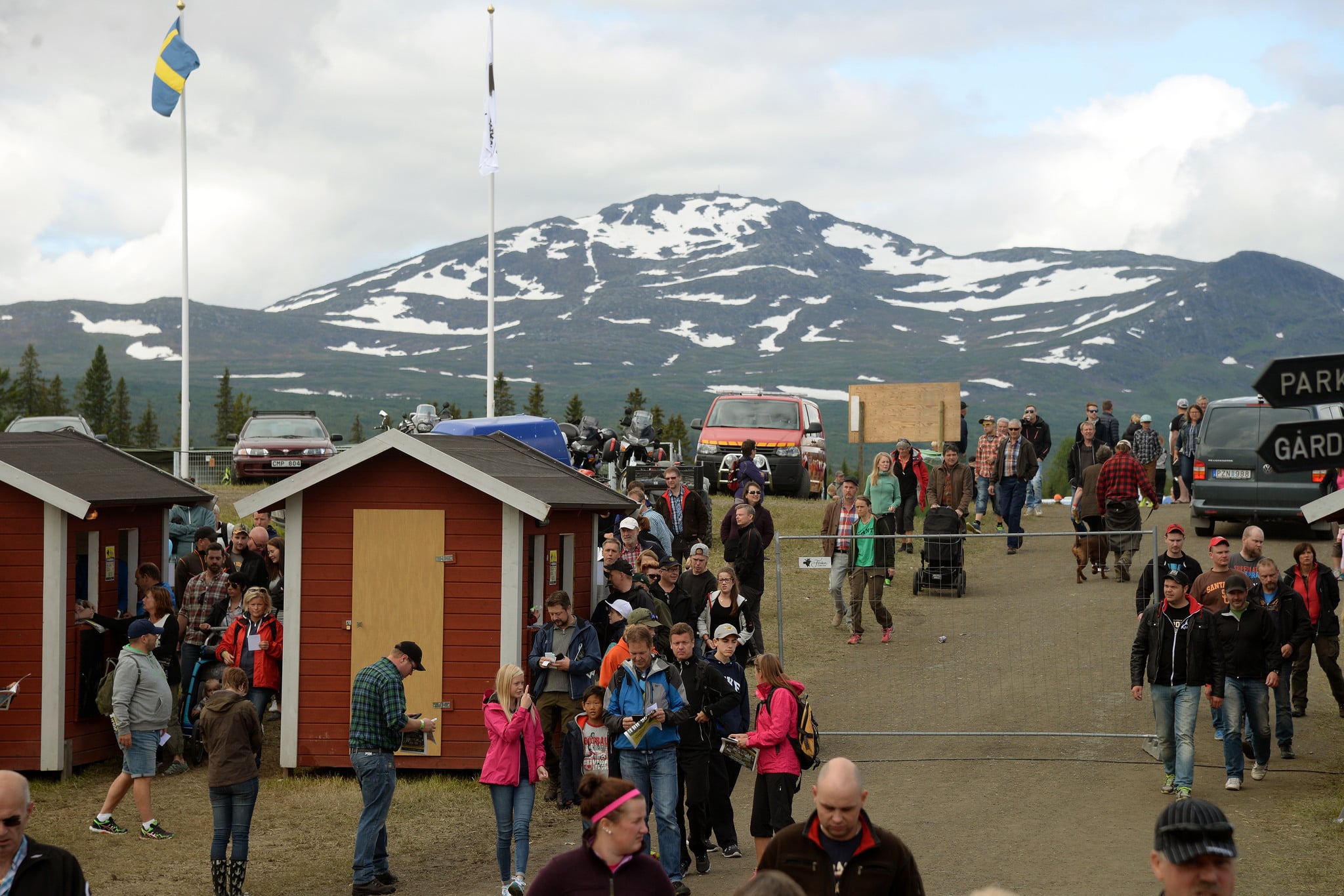 Fäviken Game Fair arrangerades 22 år vid foten av Åreskutan i Jämtland. Foto: Lars-Henrik Andersson