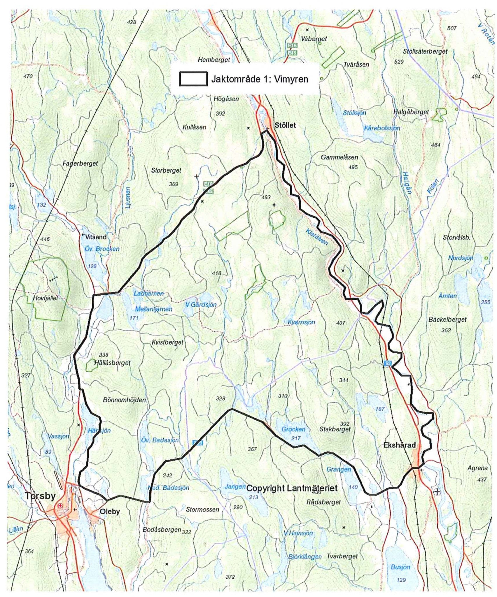 Jaktområde 1 – Vimyren.