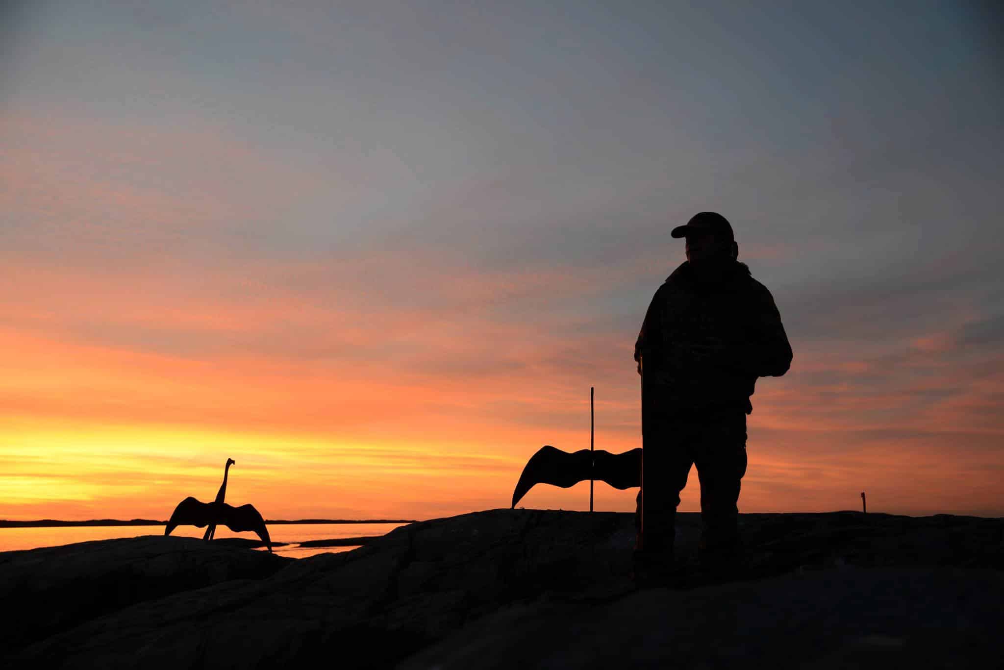 I det första programmet jagas det skarv, säl och mink. Foto: Mikael Jägare