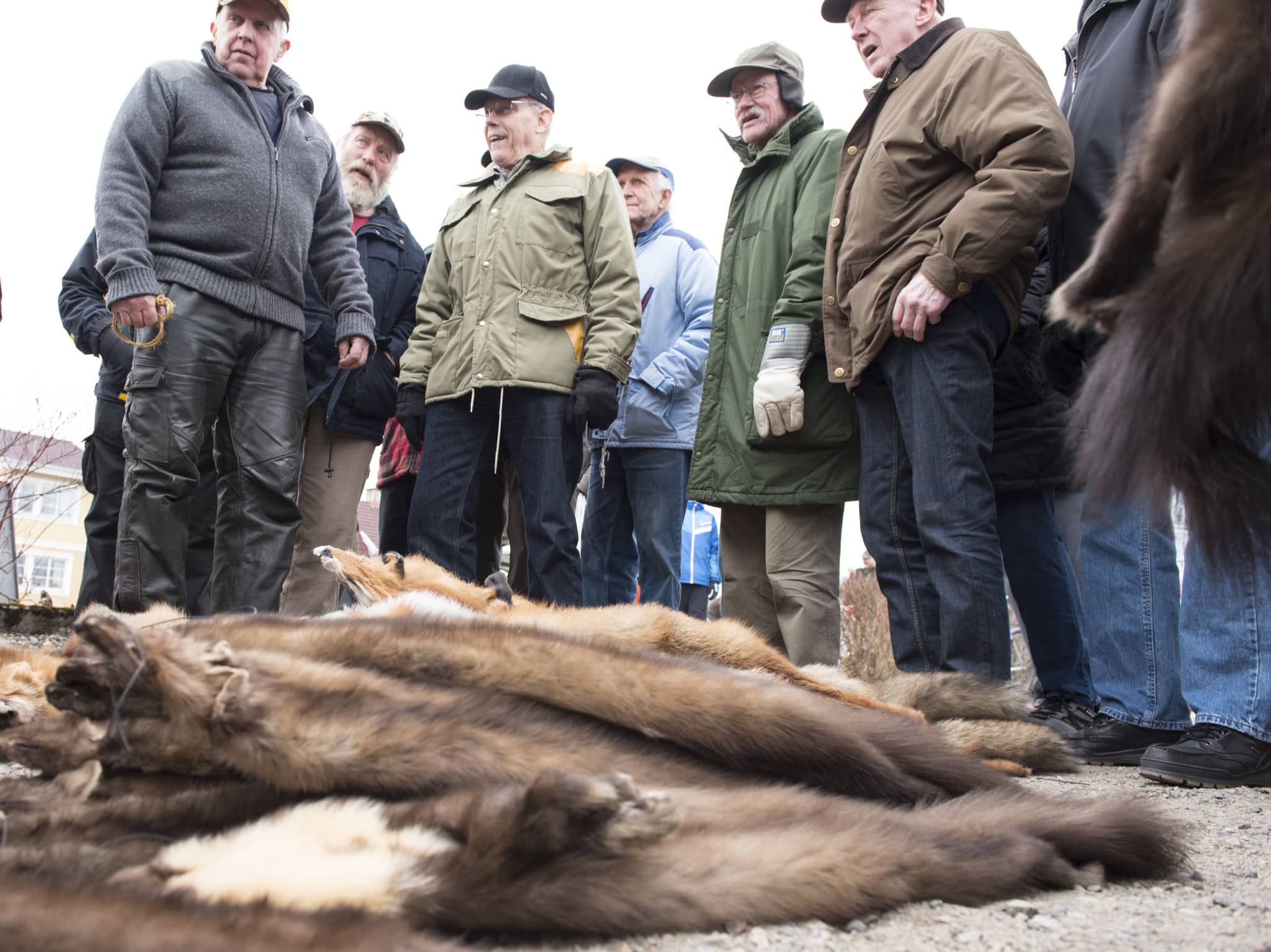 Skinnmarknaden i Lönsboda är rolig att besöka inte bara för den som har skinn att sälja. På lördag är det dags igen. Foto: Jan Henricson