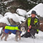Joacim Sundin och hans griffon nivernais Hobbe. Foto: Privat