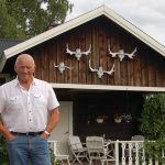 Stiven Hagblom vann Jägareförbundets medlemslotteri på Fäviken Game Fair. Foto: Mikael Backman